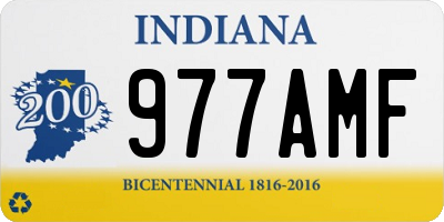 IN license plate 977AMF