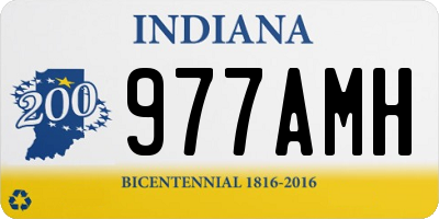 IN license plate 977AMH