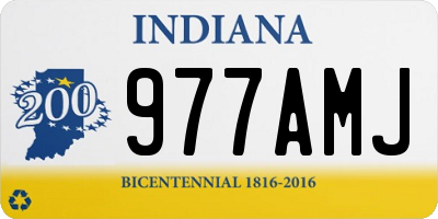 IN license plate 977AMJ