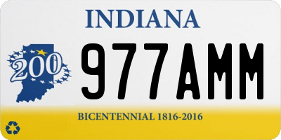IN license plate 977AMM