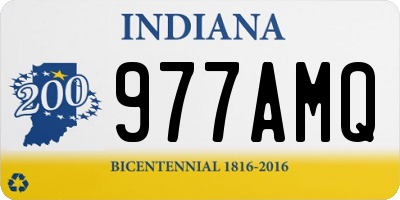 IN license plate 977AMQ