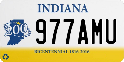 IN license plate 977AMU