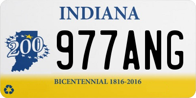 IN license plate 977ANG