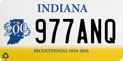 IN license plate 977ANQ