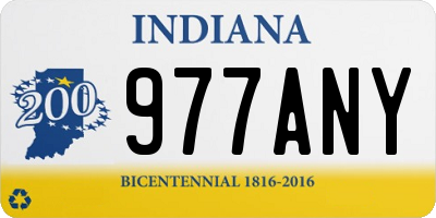 IN license plate 977ANY