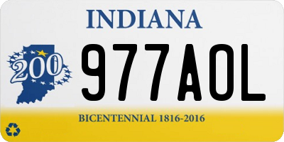 IN license plate 977AOL