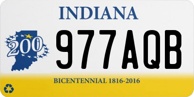 IN license plate 977AQB