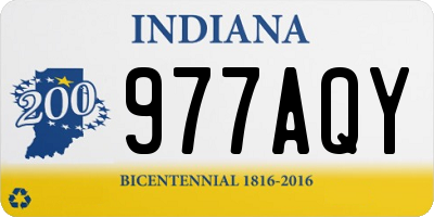 IN license plate 977AQY