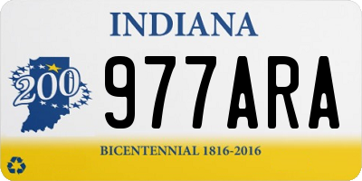 IN license plate 977ARA