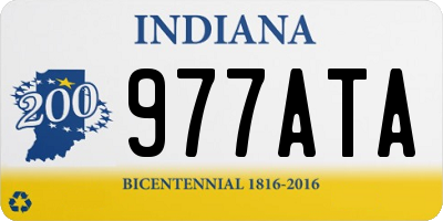 IN license plate 977ATA