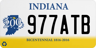 IN license plate 977ATB