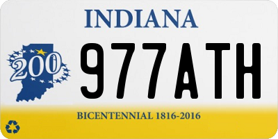 IN license plate 977ATH