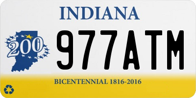 IN license plate 977ATM