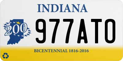 IN license plate 977ATO