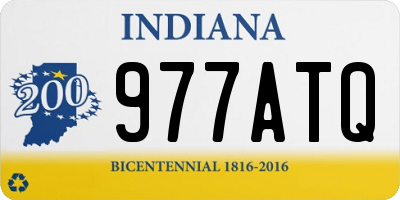 IN license plate 977ATQ
