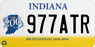 IN license plate 977ATR