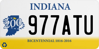 IN license plate 977ATU