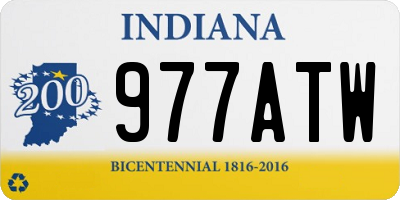 IN license plate 977ATW