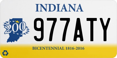 IN license plate 977ATY