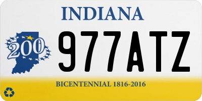 IN license plate 977ATZ
