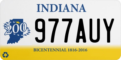 IN license plate 977AUY