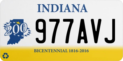 IN license plate 977AVJ