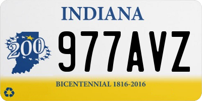 IN license plate 977AVZ