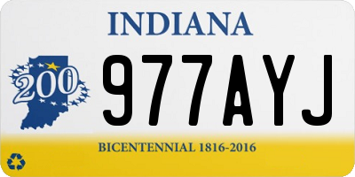 IN license plate 977AYJ