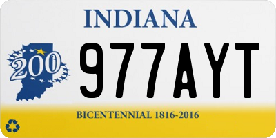 IN license plate 977AYT