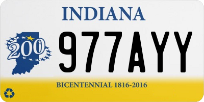 IN license plate 977AYY