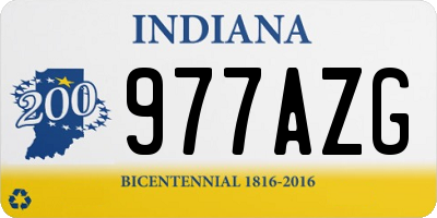 IN license plate 977AZG