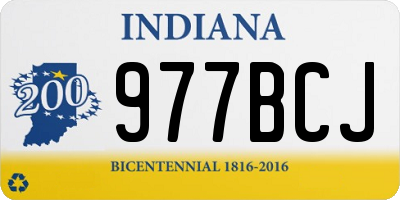 IN license plate 977BCJ