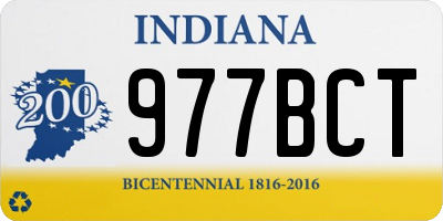 IN license plate 977BCT