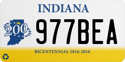 IN license plate 977BEA