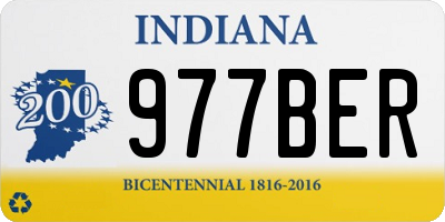 IN license plate 977BER
