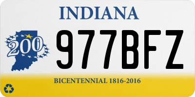 IN license plate 977BFZ