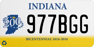 IN license plate 977BGG
