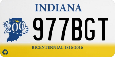 IN license plate 977BGT