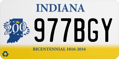 IN license plate 977BGY