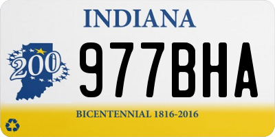 IN license plate 977BHA
