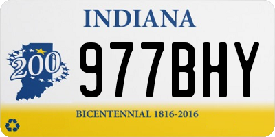 IN license plate 977BHY