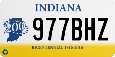 IN license plate 977BHZ