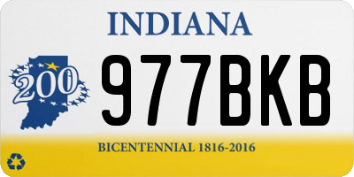 IN license plate 977BKB