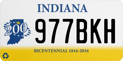 IN license plate 977BKH