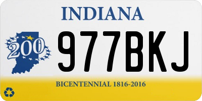 IN license plate 977BKJ