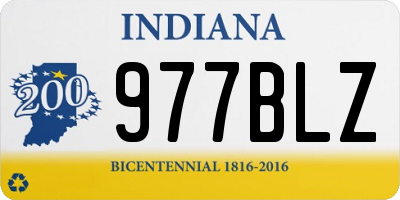 IN license plate 977BLZ