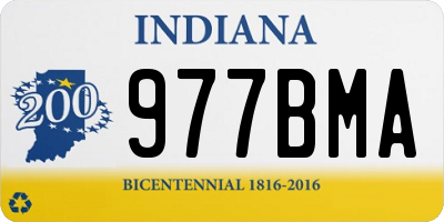 IN license plate 977BMA