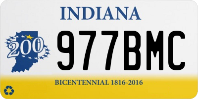 IN license plate 977BMC