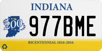 IN license plate 977BME
