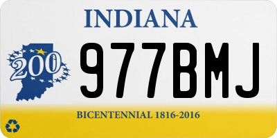 IN license plate 977BMJ